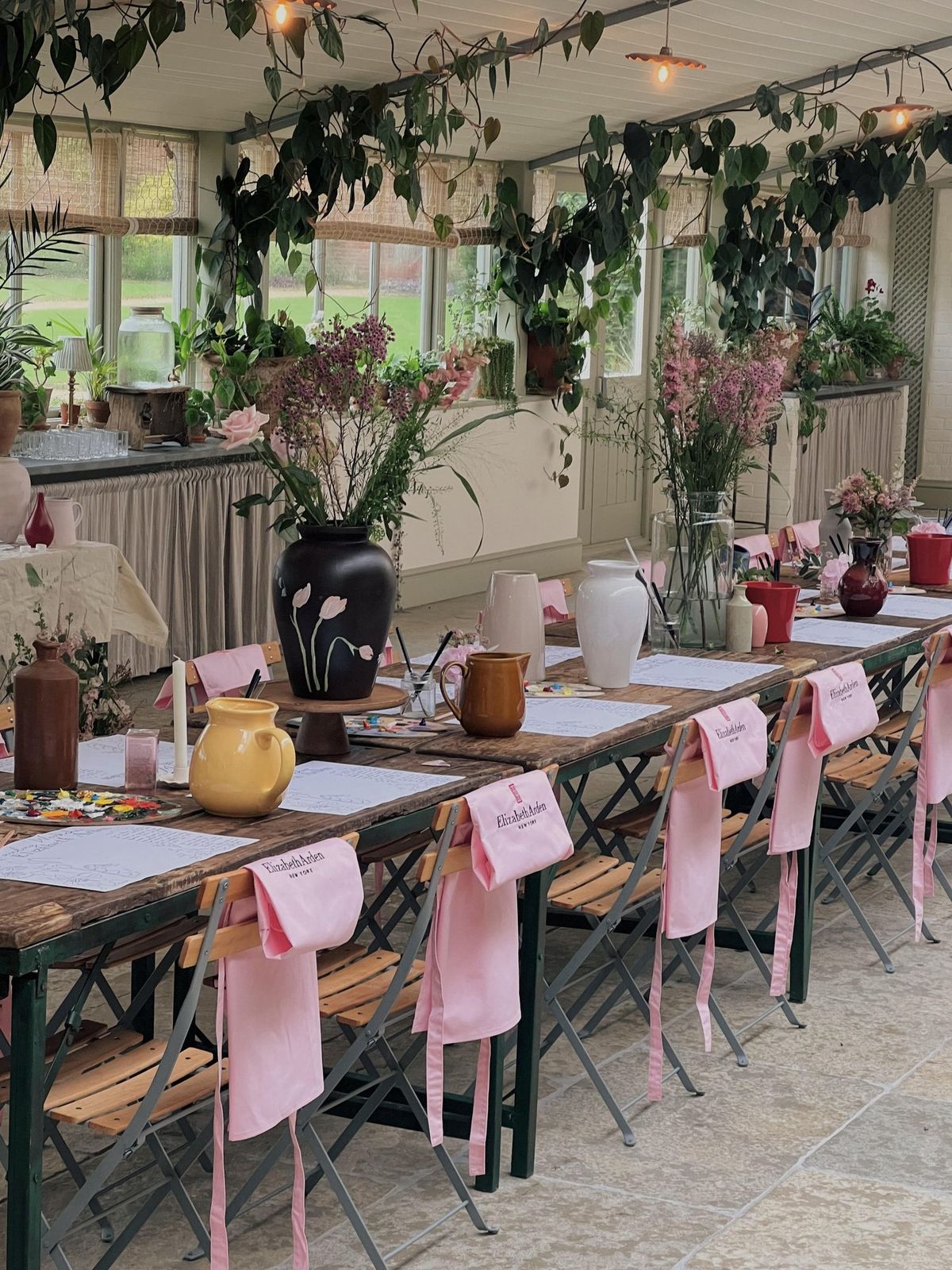 Elizabeth Arden brand activation event with immersive experiential design