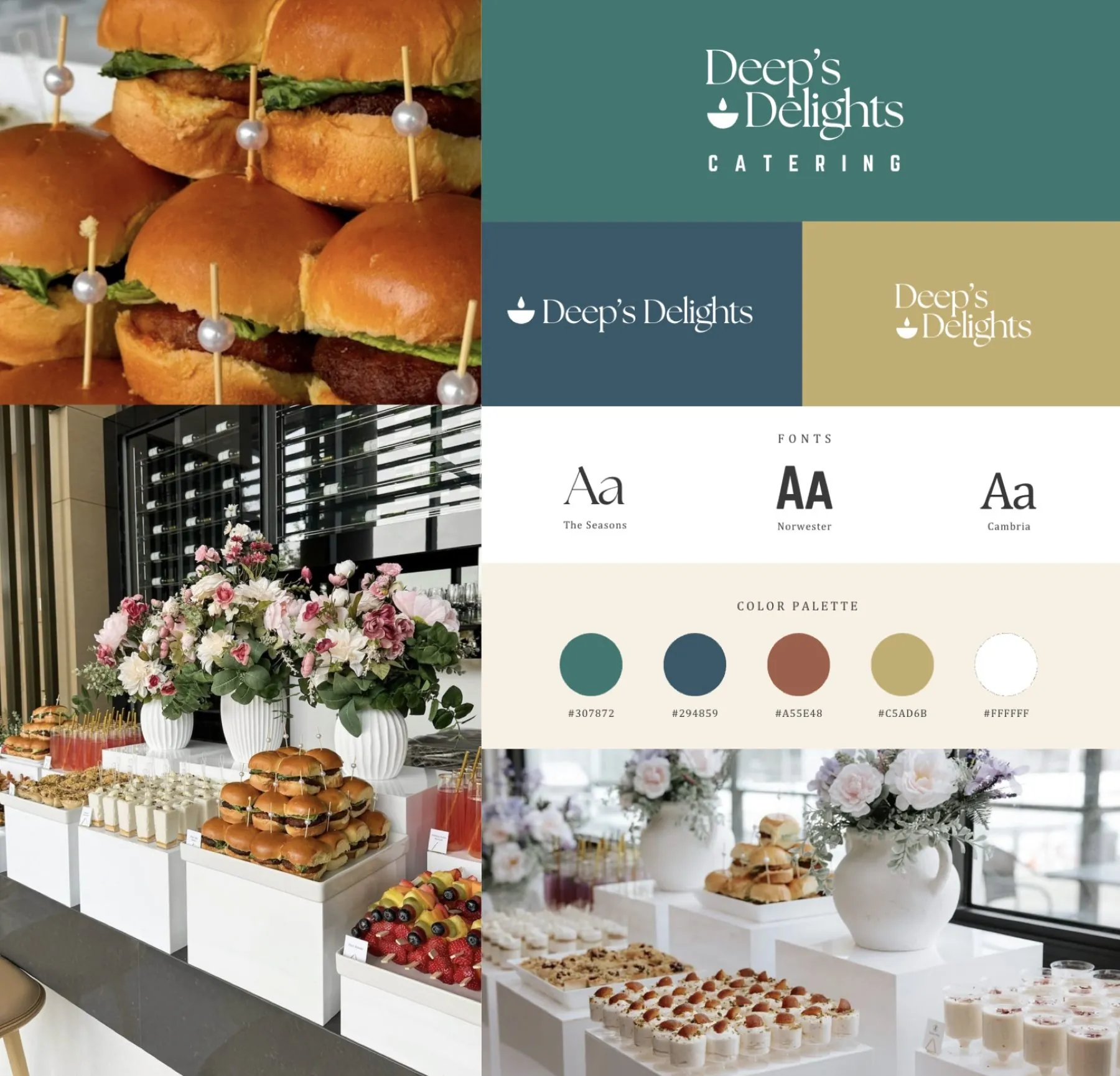 Deep's Delights brand identity designed by KINN Studios, Calgary